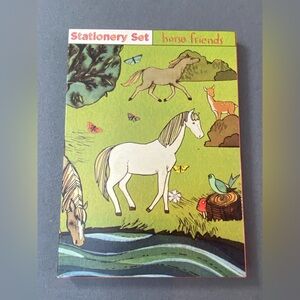 Horse-Themed Stationery and Temporary Tattoos  Sleep Away Camp Ready